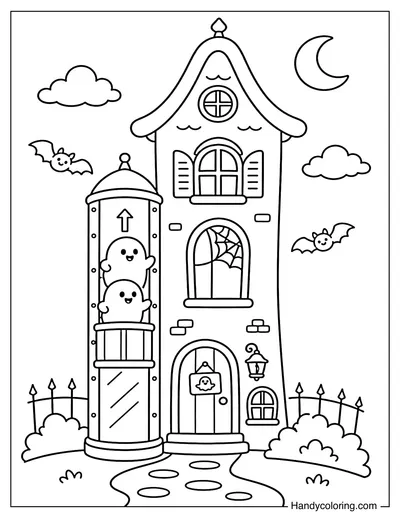 Haunted House Elevator