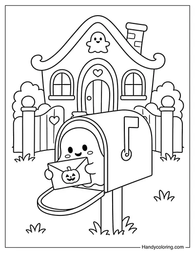 Haunted House Mailbox