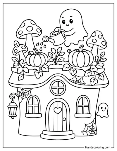 Haunted House Rooftop Garden