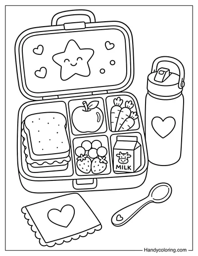 Healthy School Lunch Box
