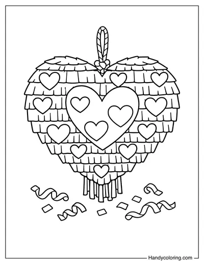Heart Pinata Love