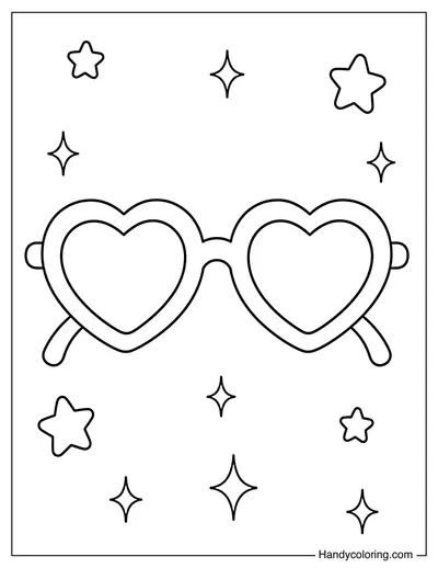 Heart Shaped Cute Sunglasses