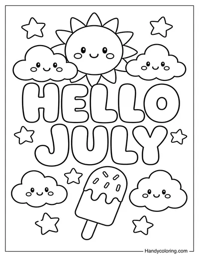 Hello July Sunshine