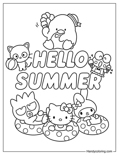 Hello Summer with Sanrio Friends