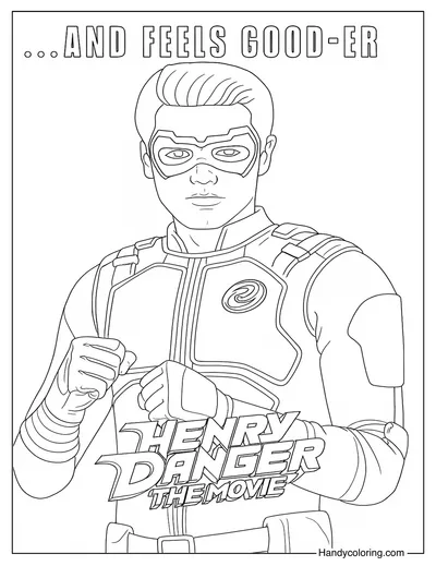 Henry Danger Coloring Page Printable