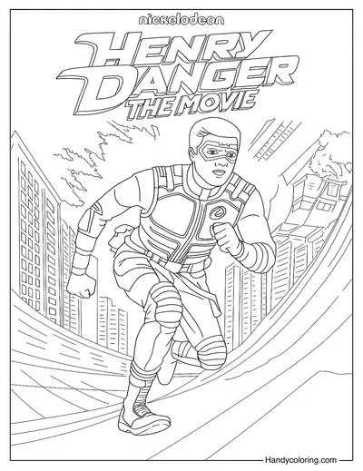 Henry Danger Coloring To Print