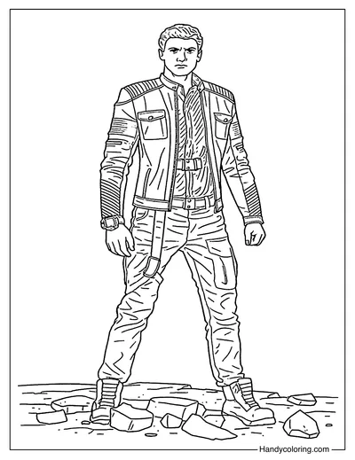 Henry Hart from Henry Danger Coloring Page