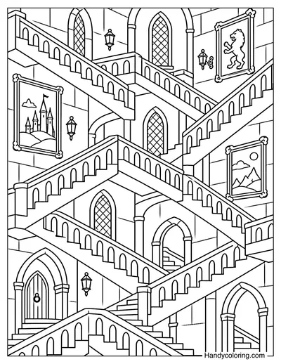 Hogwarts Moving Staircases