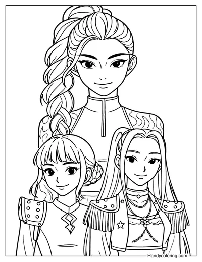 Huntrix Group Portrait