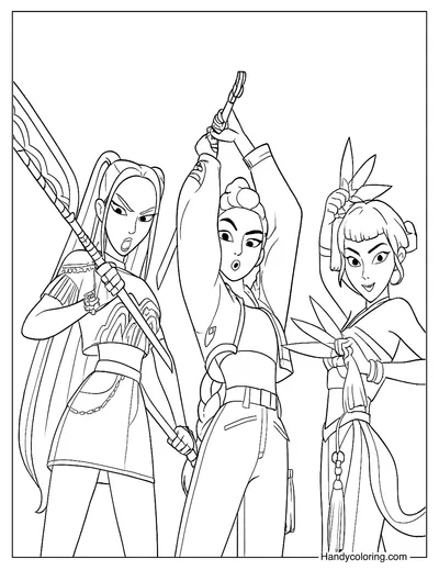 Huntrix Ready for a Demon Hunt