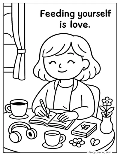 I Am My Own Best Friend Coloring Page