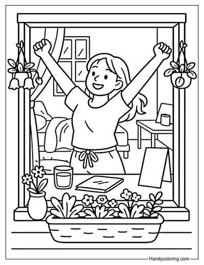 I Am Worth Showing Up For Coloring Page