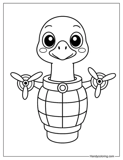 Incredibox Sprunki Bombombini Gusini Coloring Page