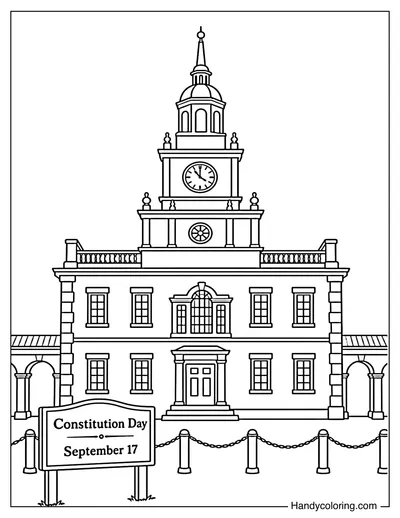 Independence Hall on Constitution Day