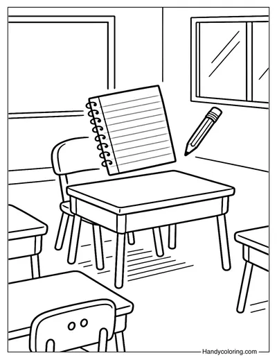 Invisible Student Coloring Page