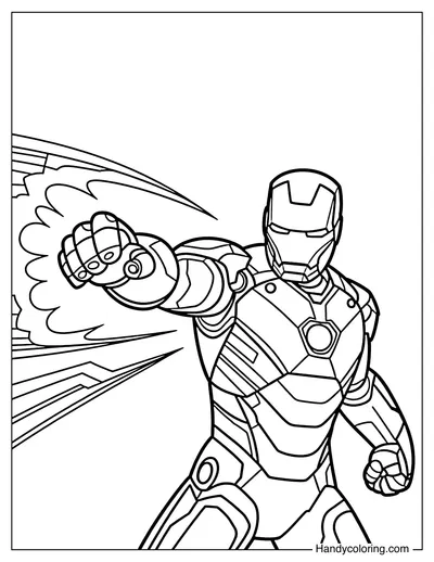 Iron Man Punch Attack