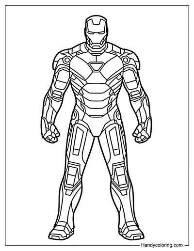 Iron Man Standing Full Body