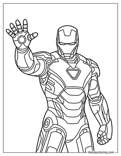 Iron Man Waving