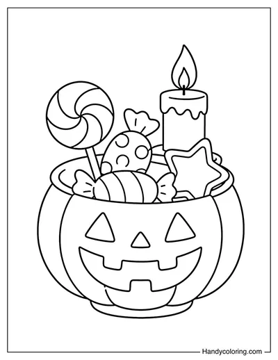 Jack-O'-Lantern Candy Bowl