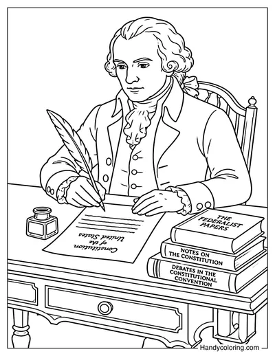 James Madison Writing Constitution Notes
