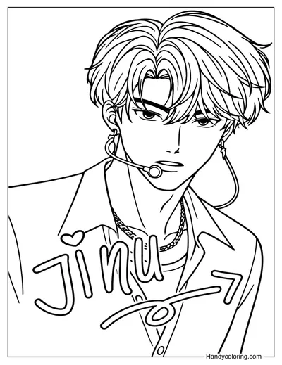 Jinu with a Headset Microphone