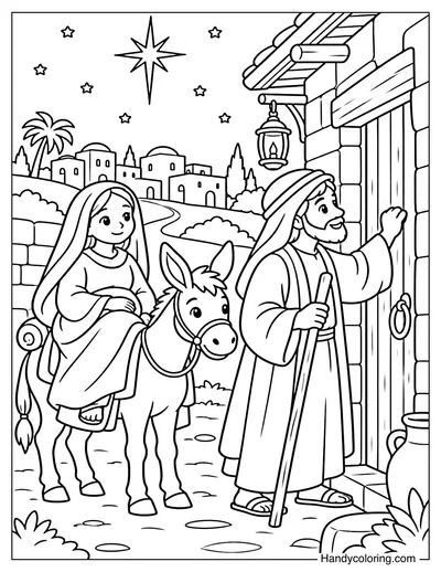 Joseph Searching for a Place to Stay