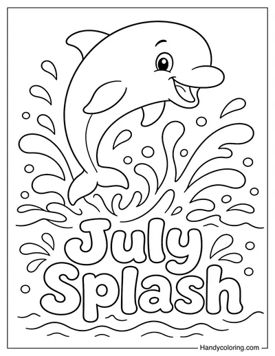 July Dolphin Splash