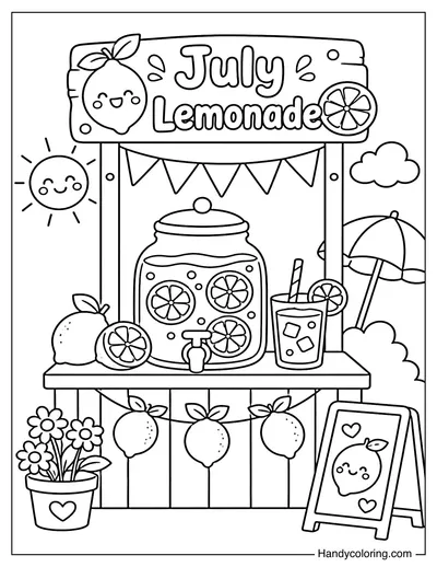 July Lemonade Stand