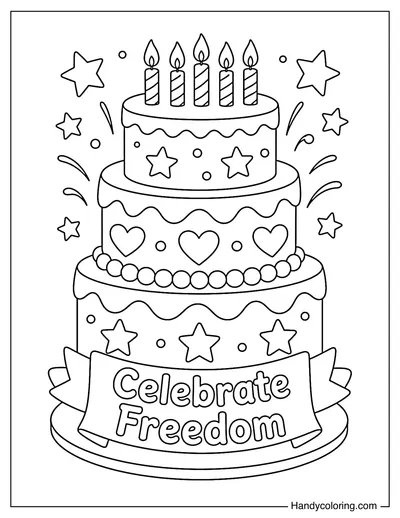 Juneteenth Freedom Cake Celebration