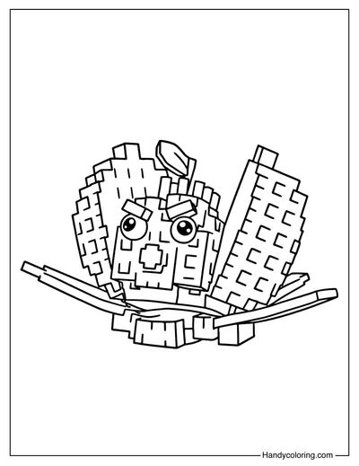 King Limone Coloring Page Plants vs Brainrots