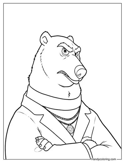 Koslov Coloring Page