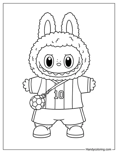 Labubu Soccer Outfit