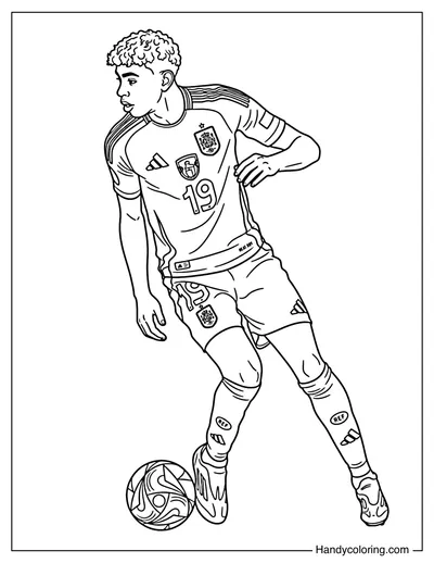Lamine Yamal Ball Control