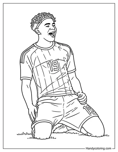 Lamine Yamal Kneeling Celebration