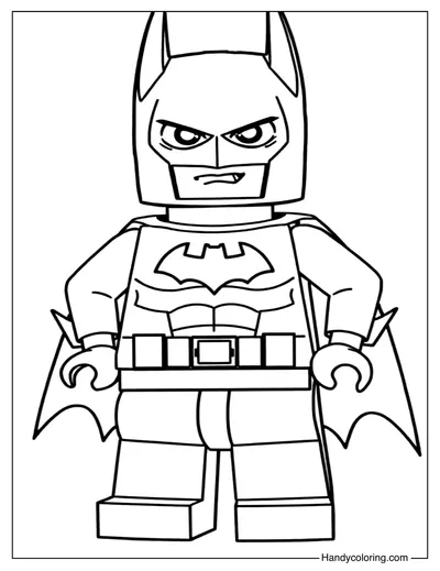 Lego Batman To Color For Kids