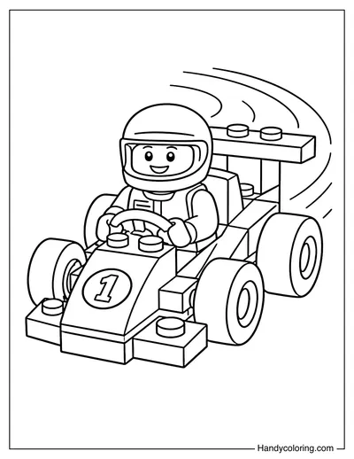 Lego Race Car Driver