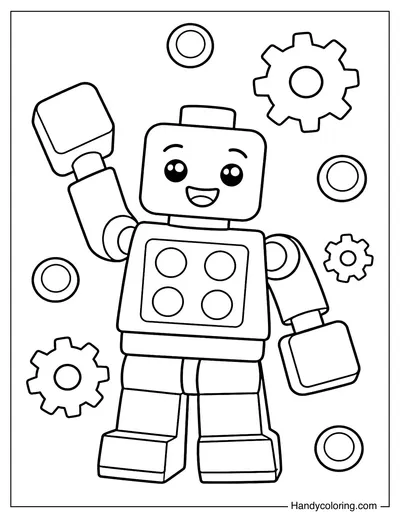 Lego Robot with Square Arms