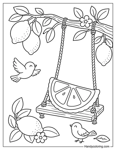 Lemon Garden Swing