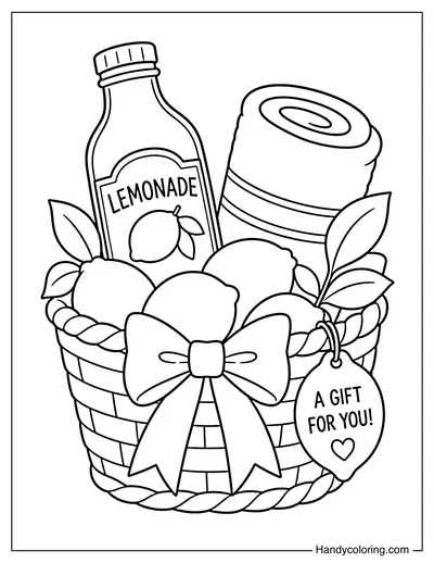 Lemon Gift Basket