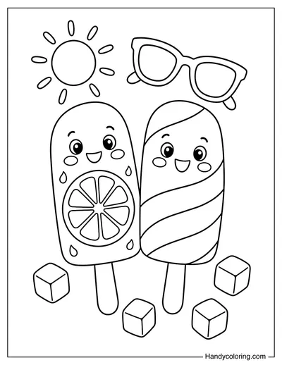 Lemon Popsicle Summer Treat