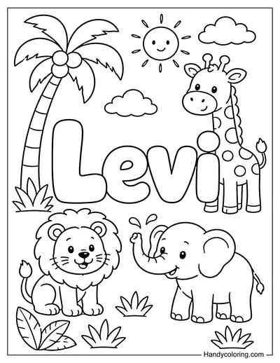 Levi Safari Friends