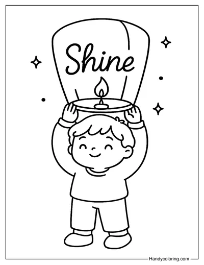 Light Up the Sky Coloring Page