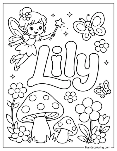 Lily Fairy Garden