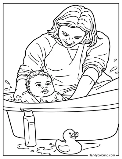 Lionel Messi Bathing Baby Lamine Yamal