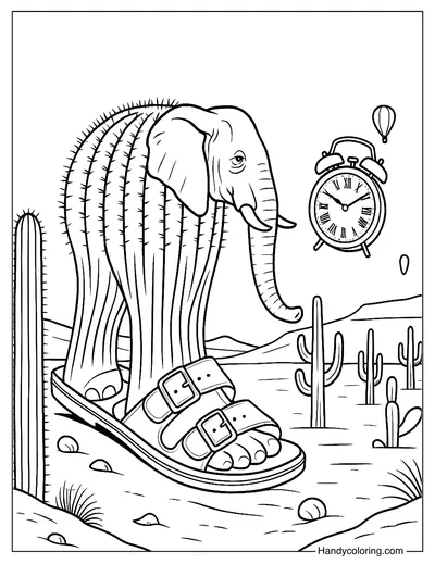 Lirilì Larilà Coloring Page