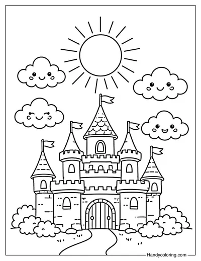 Little Castle with Sun