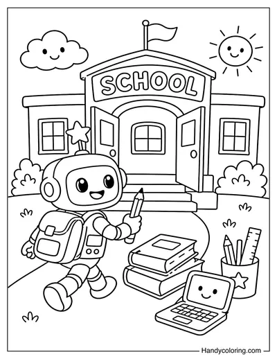 Little Robot Going to School