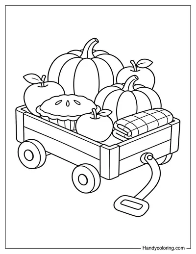 Little Wagon Full of Autumn Treats