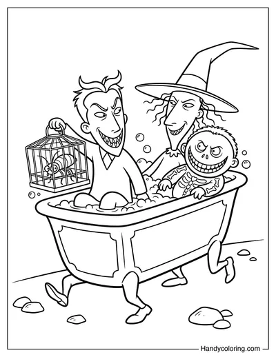 Lock, Shock and Barrel in Walking Bathtub