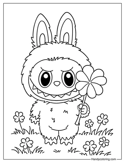 Lucky Clover Labubu